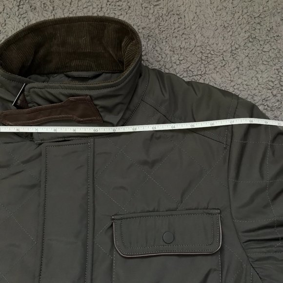 EREDI PISANO Size M Grey Polyester Zip Jacket - Picture 9 of 11